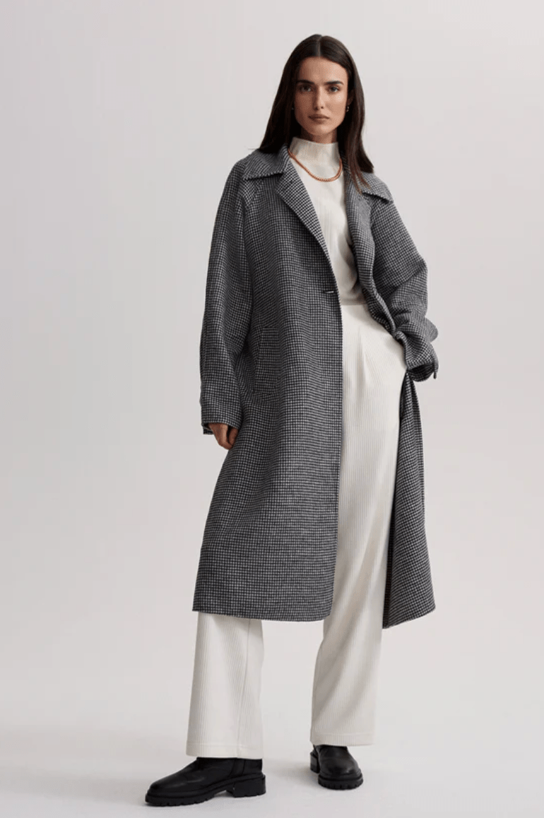 Fairbourn Belted Long Coat - Detour Boutiques