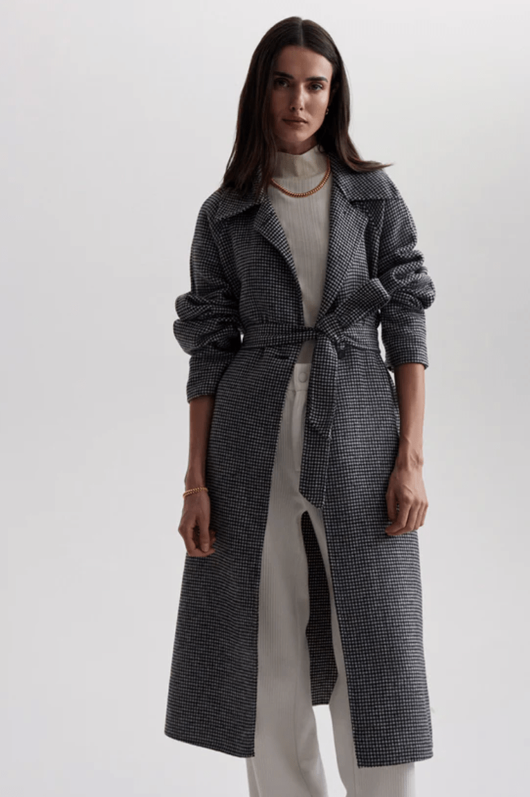 Fairbourn Belted Long Coat - Detour Boutiques