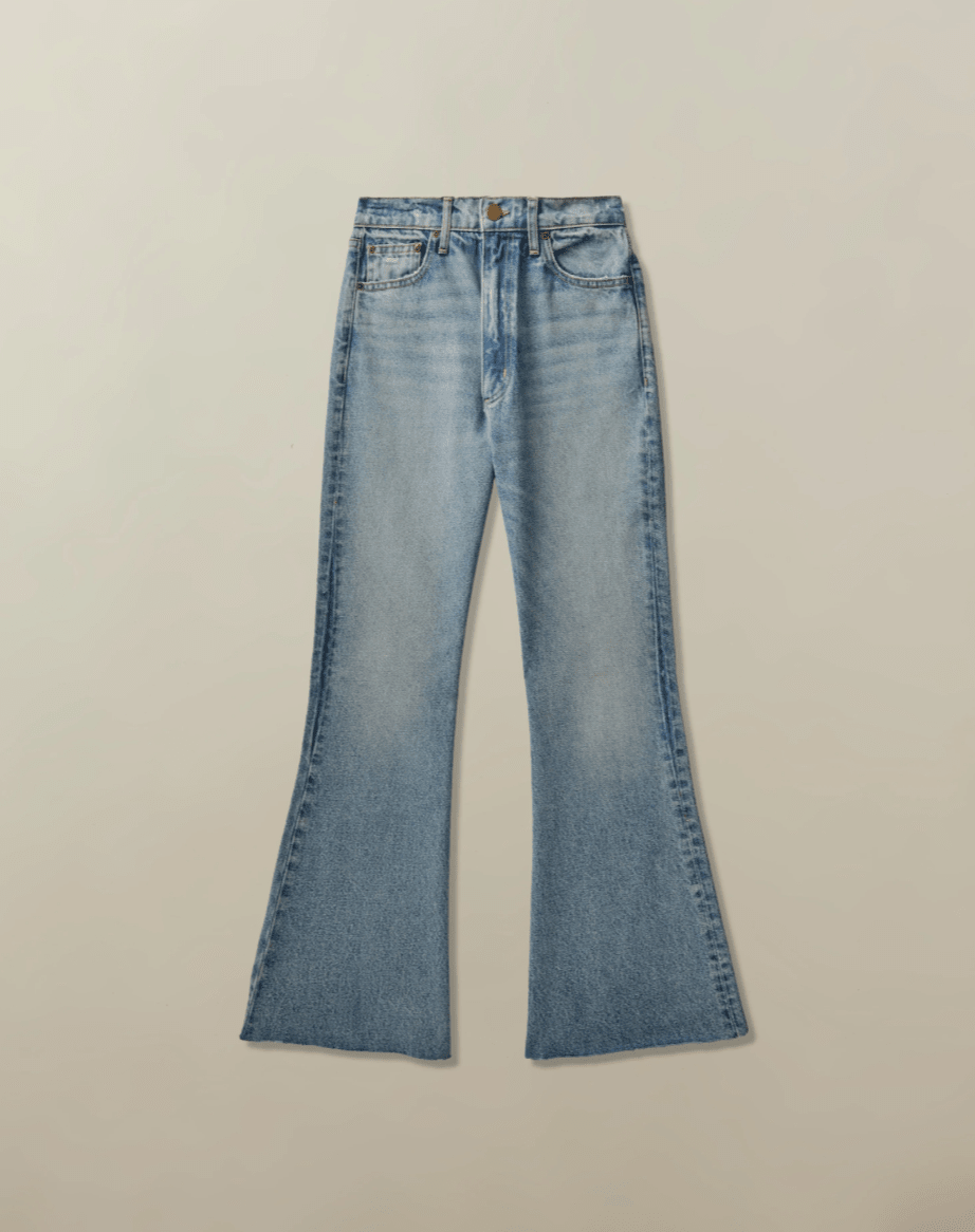 Freya Flare Jean in Japanese Denim - Detour Boutiques