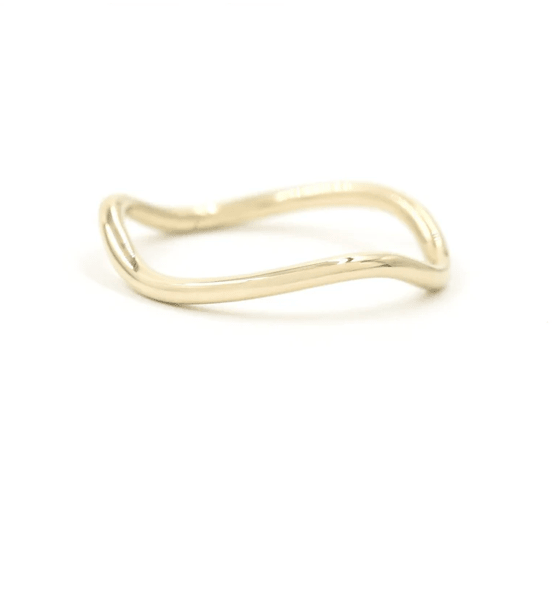 Gold Wave Ring - Sz 7.5 - Detour Boutiques