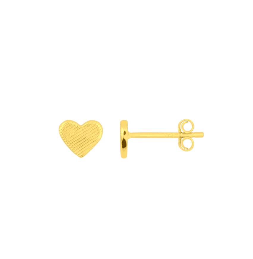 HEART STUDS GOLD - Detour Boutiques