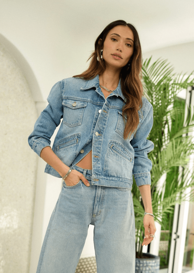 Iggy Jacket in Japanese Denim - Detour Boutiques