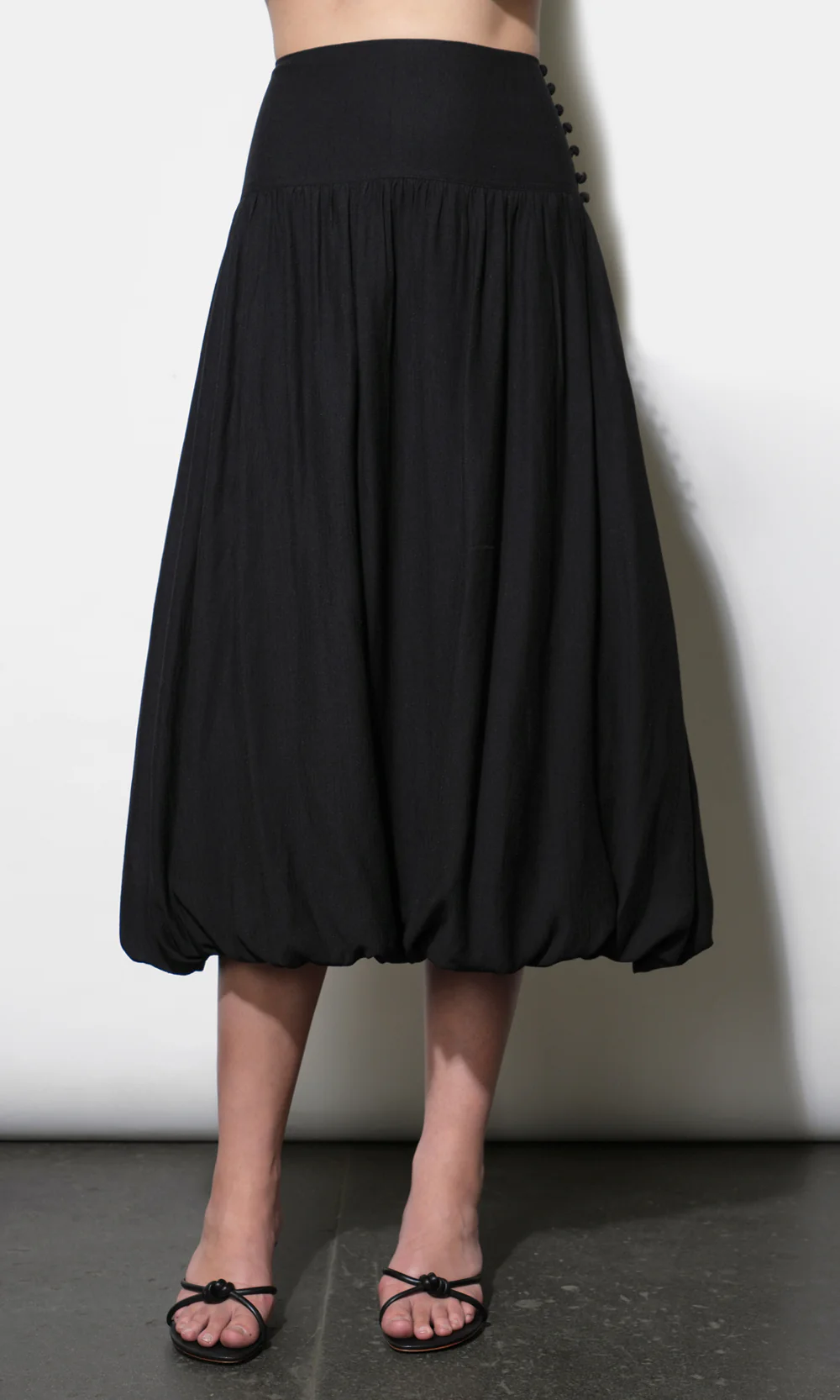 Delilah Bubble Midi Skirt