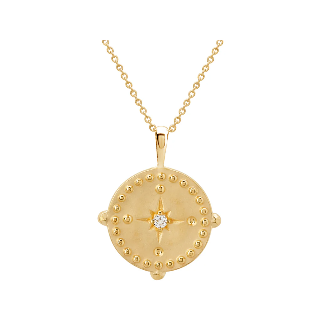 Pendant Disc Necklace