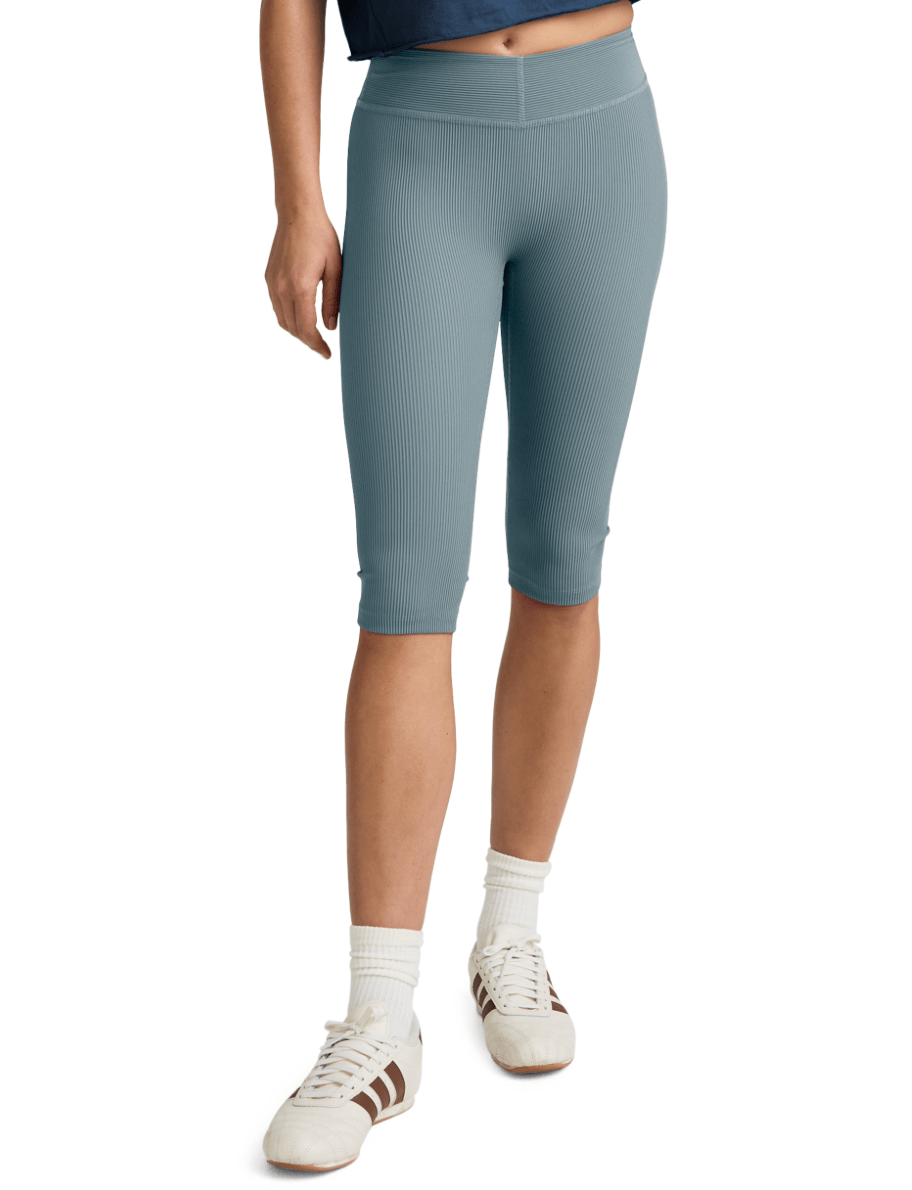 Impulse Ribbed V Waist Pedal Pusher - Detour Boutiques