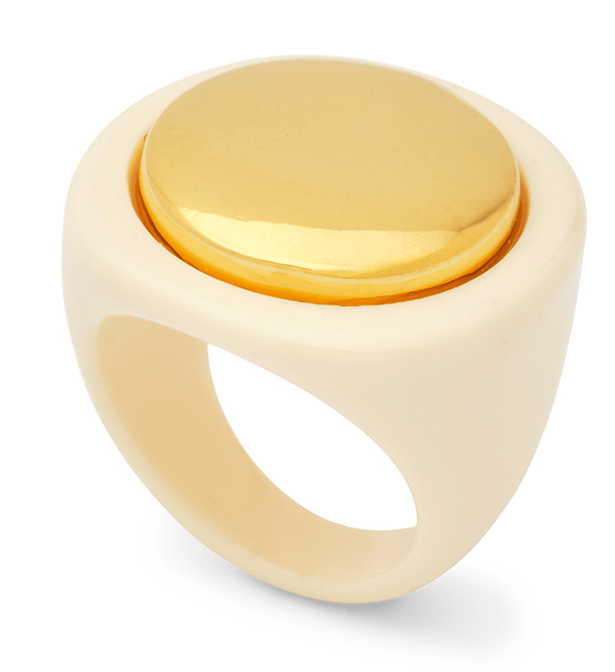 Ivory Resin Ring - Detour Boutiques