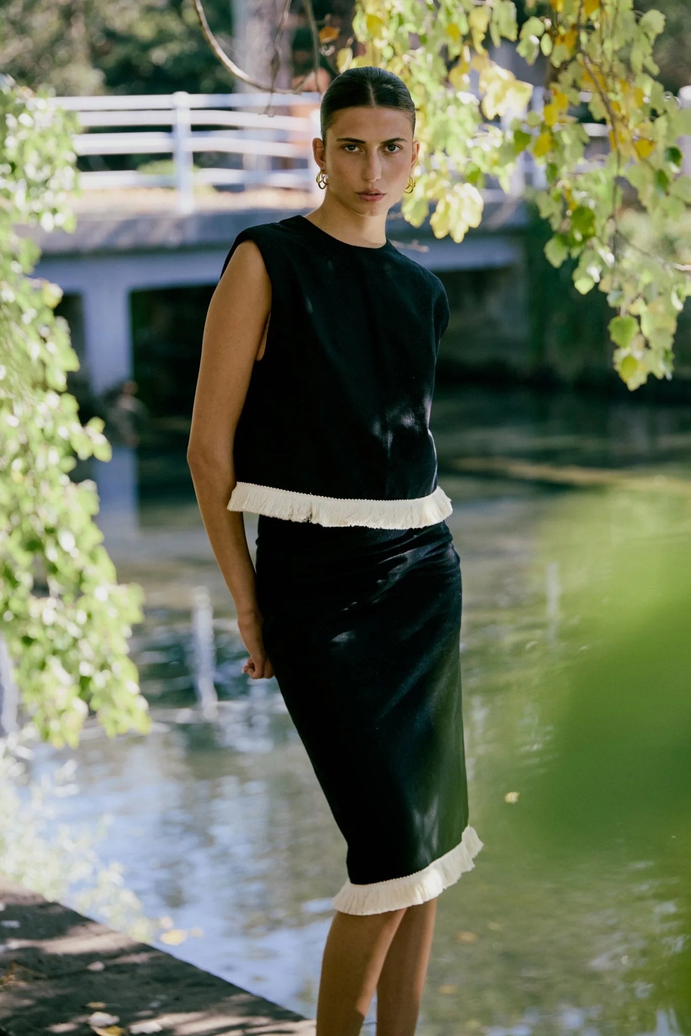 Jones Slip Skirt w/ Fringe - Detour Boutiques