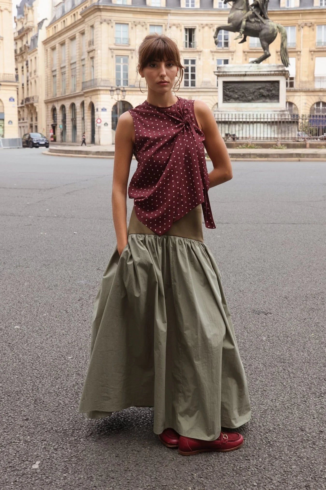 Jude Block Maxi Skirt - Detour Boutiques