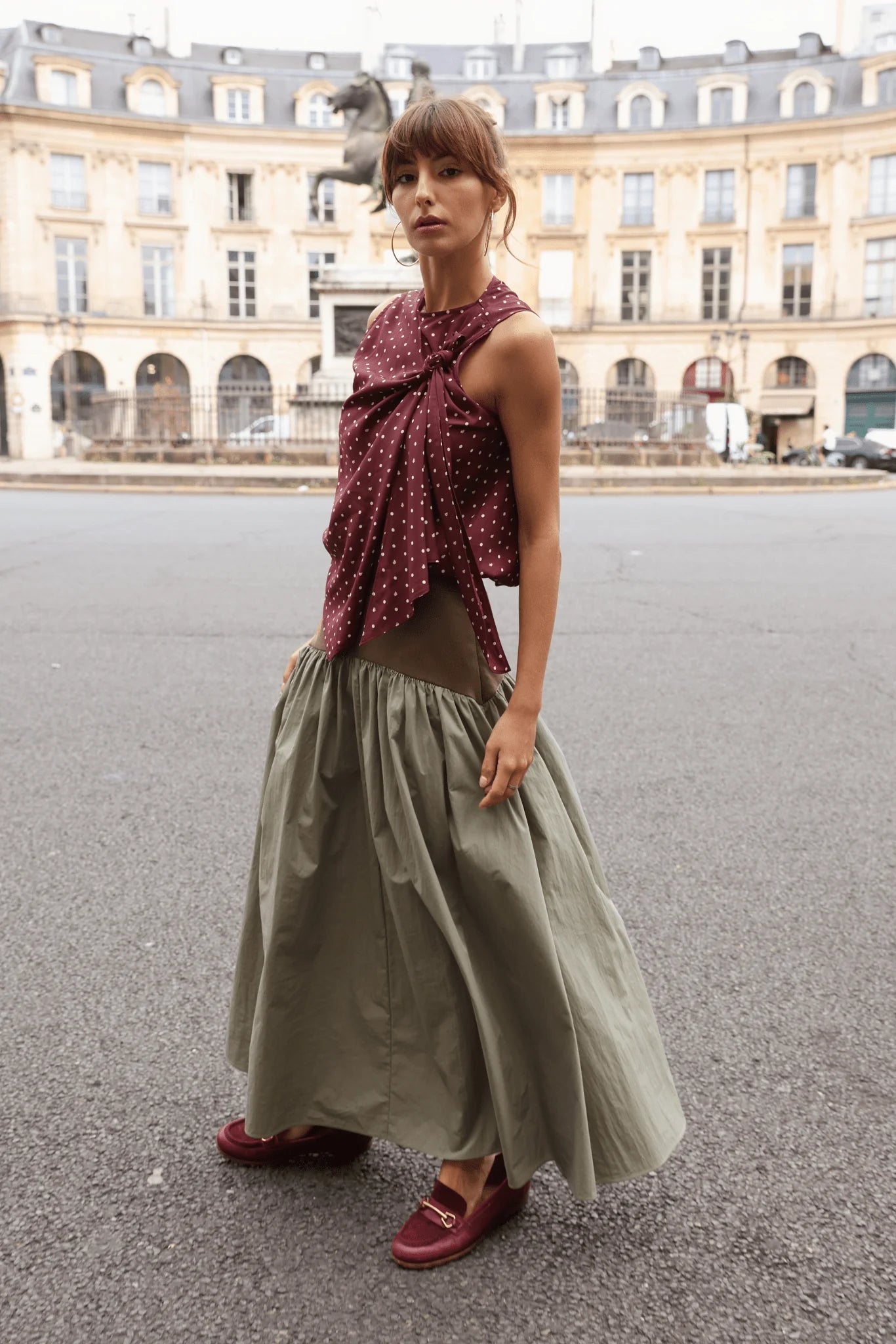 Jude Block Maxi Skirt - Detour Boutiques