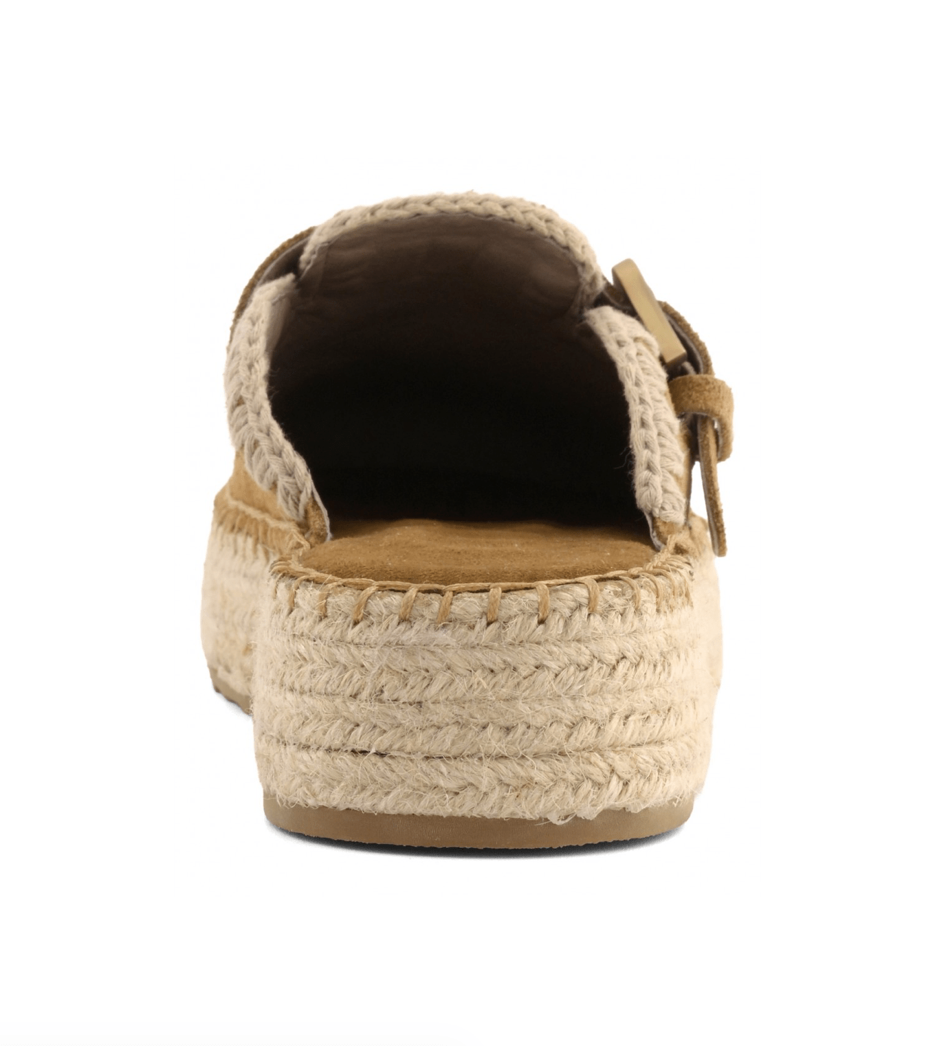 Jute Clog Plain Suede - Detour Boutiques