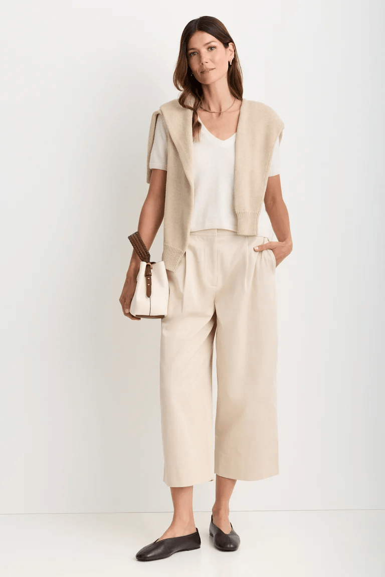 Kadri Cashmere Vneck Tee - Detour Boutiques