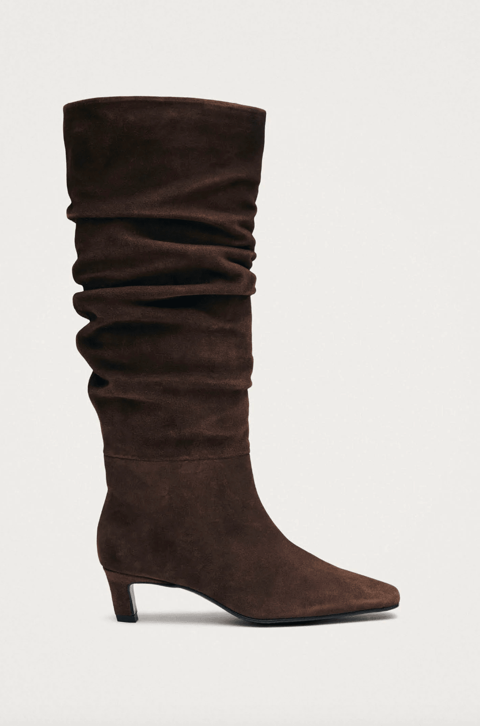 Kalila Suede Brown Leather Boots - Detour Boutiques