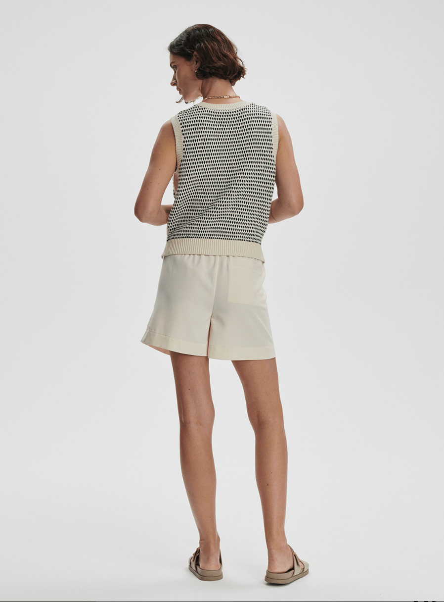 Knowles Textured Knit Vest - Detour Boutiques
