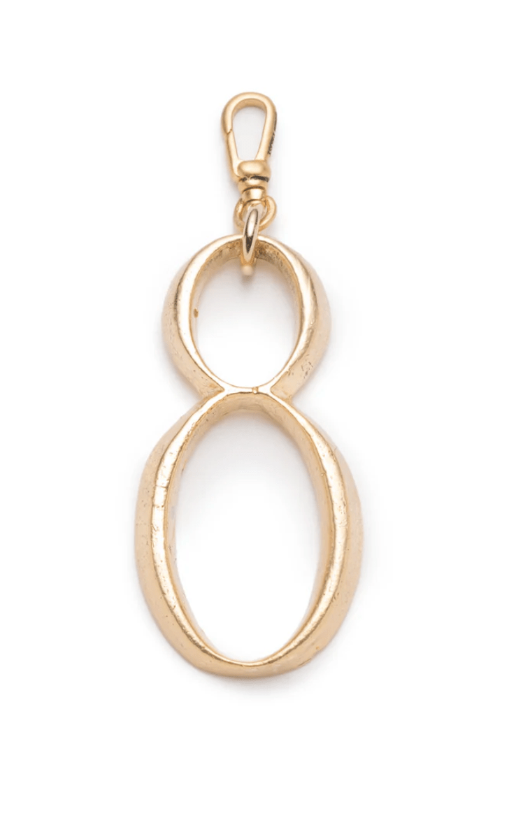 Large Plaza Number Charm - Detour Boutiques