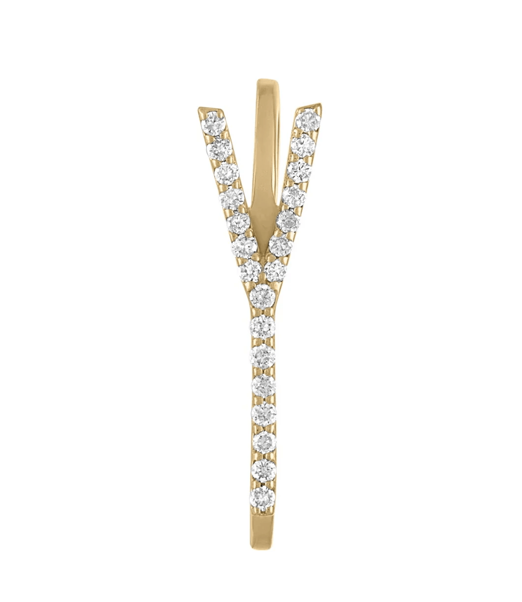 Letter Rings - Diamond - Detour Boutiques