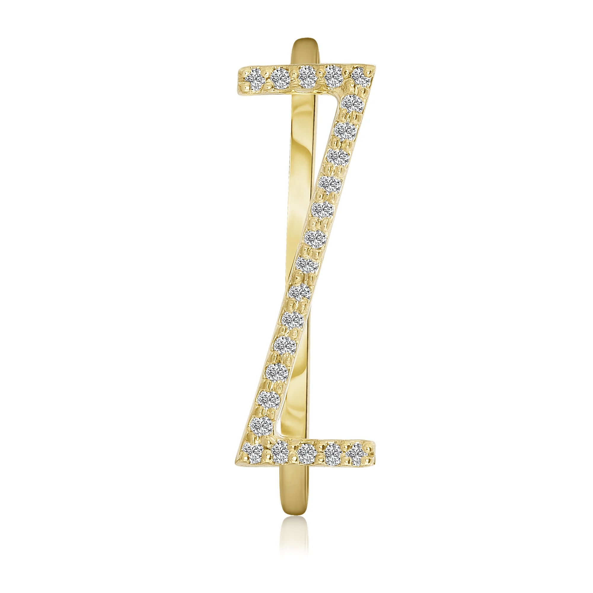 Letter Rings - Diamond - Detour Boutiques