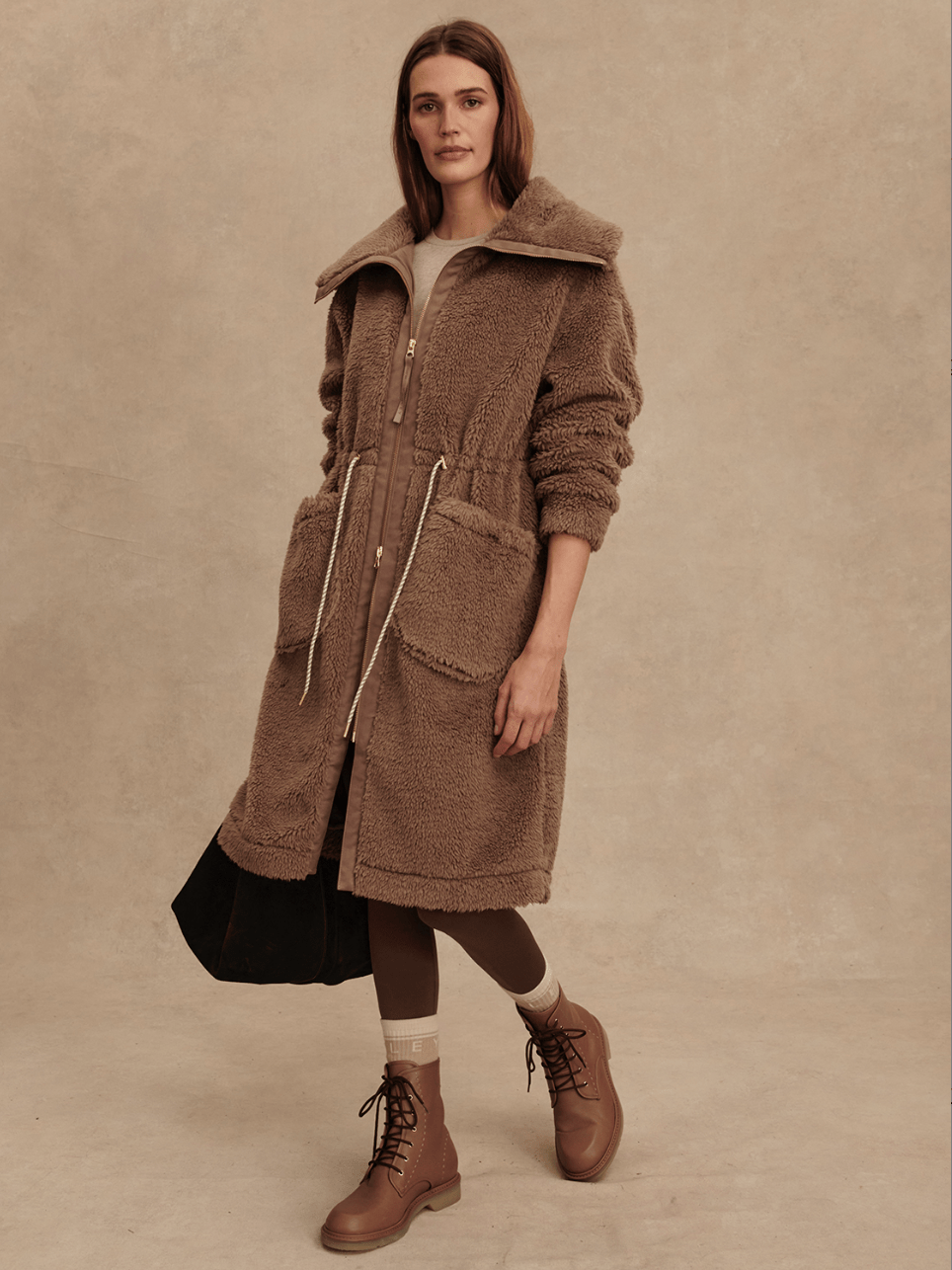Logan Sherpa Coat - Detour Boutiques