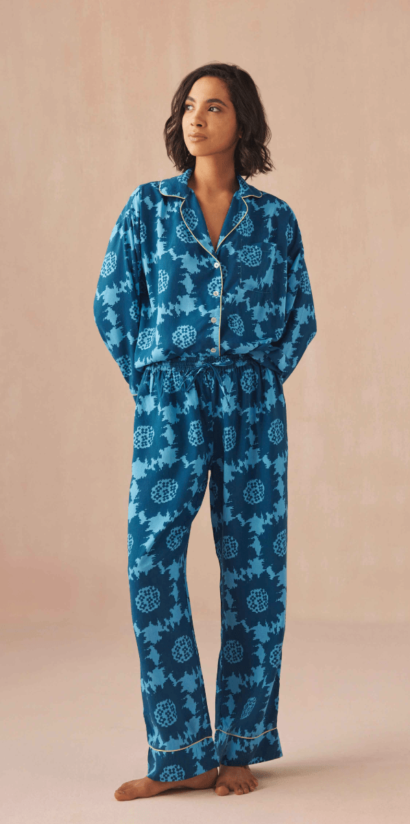 Long Sleeve PJ Pant Set - Detour Boutiques