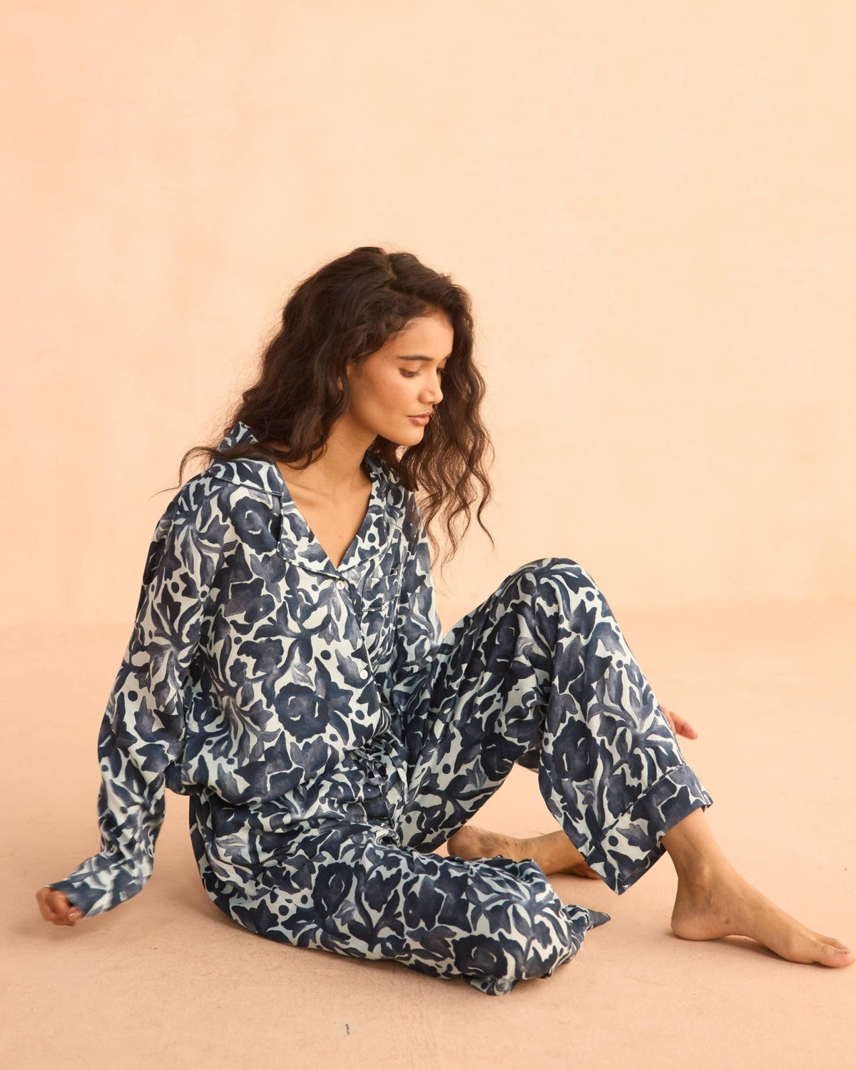 LONG SLEEVE TOP/PANT PJ SET - Detour Boutiques