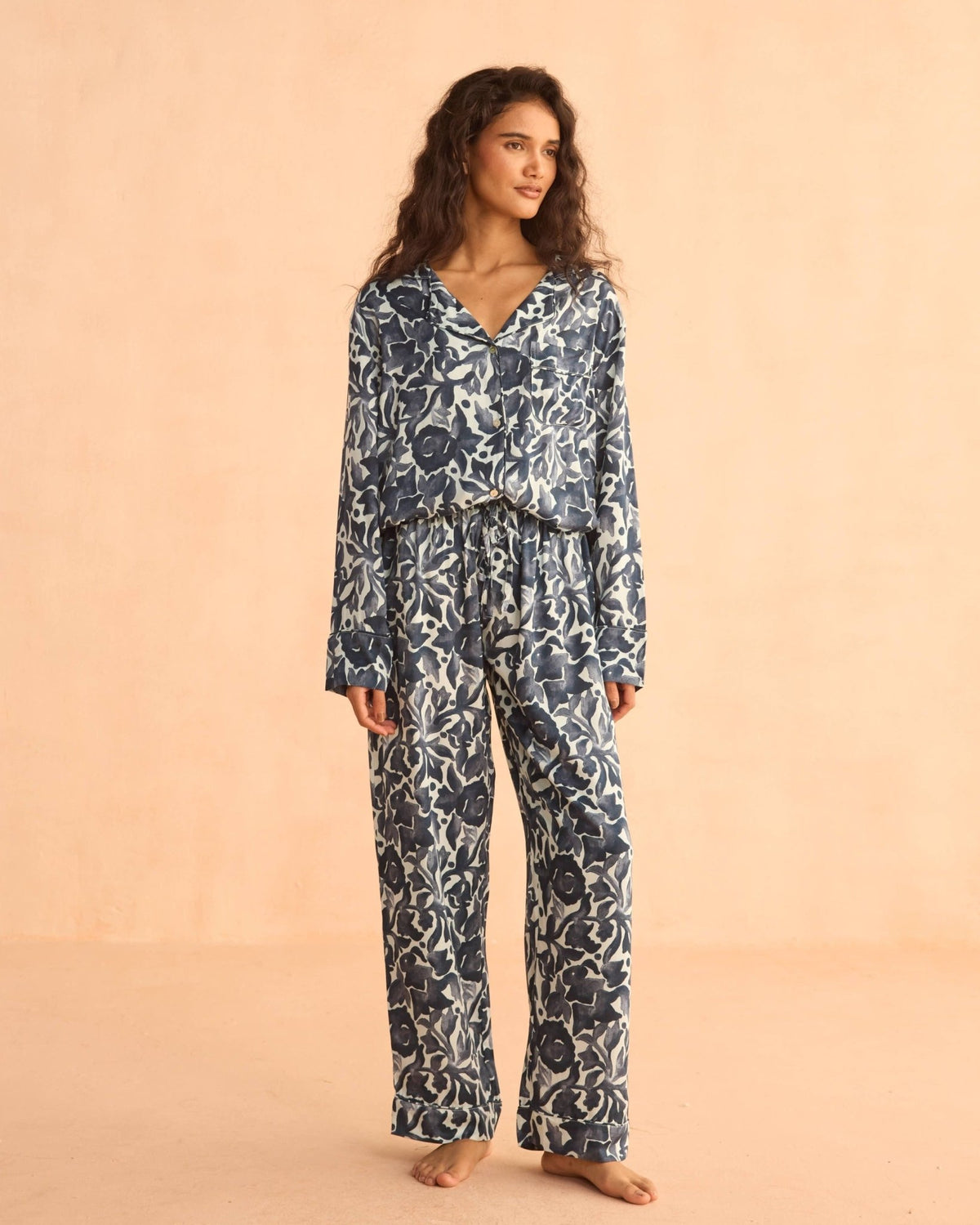 LONG SLEEVE TOP/PANT PJ SET - Detour Boutiques