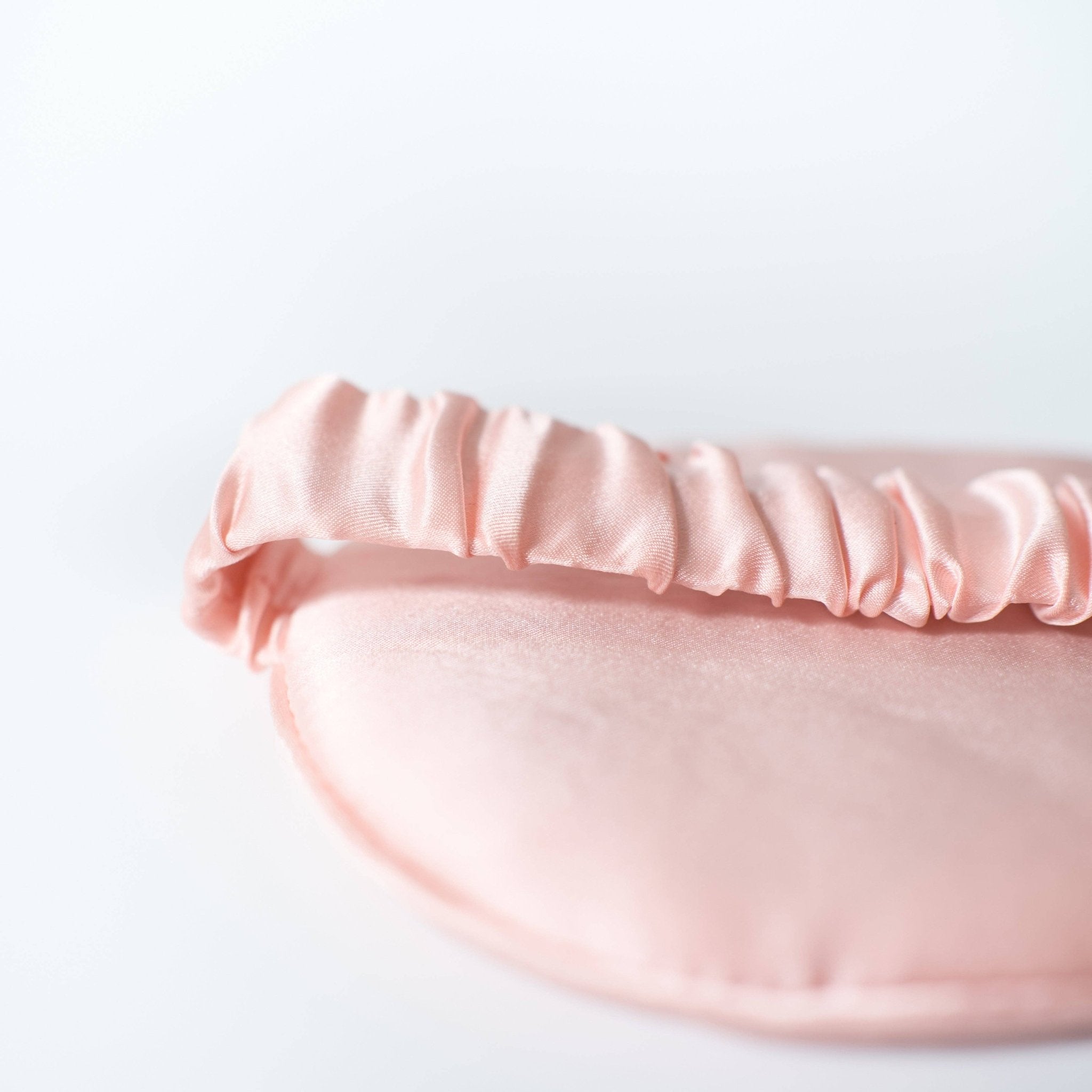 Lost Pattern NYC - “Love Heart” Silk Sleep Eye Mask - Pink - Detour Boutiques