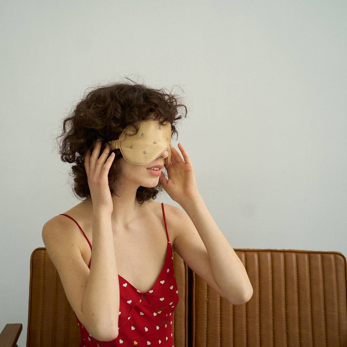 Lost Pattern NYC - “Starry Night” Silk Sleep Eye Mask - Detour Boutiques