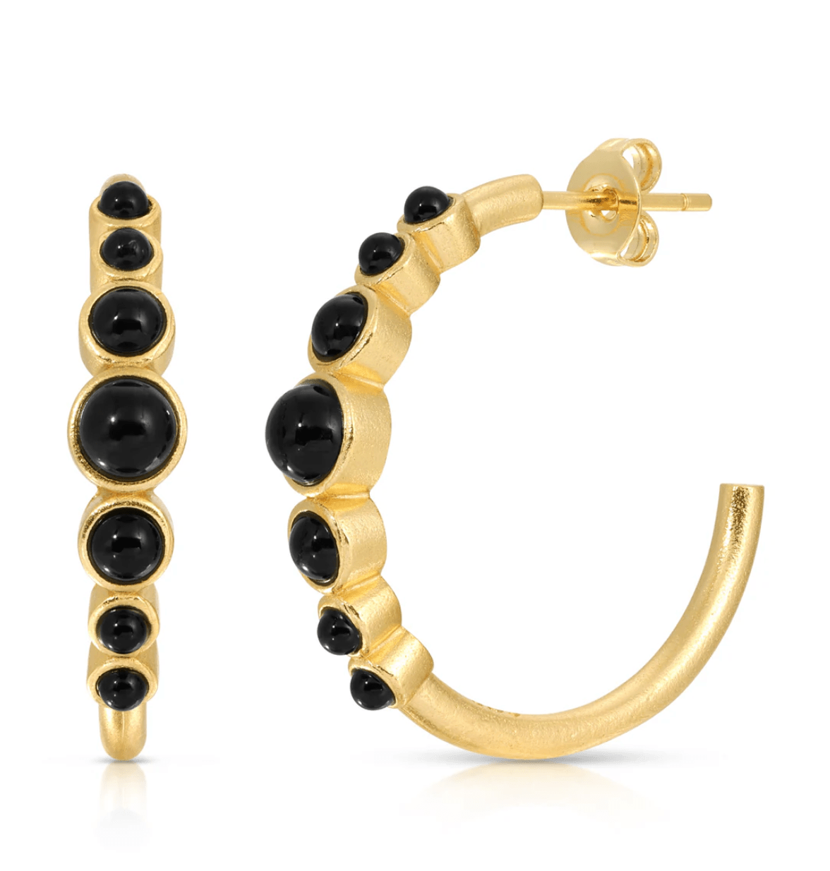 Lucky Stone Hoop - Detour Boutiques