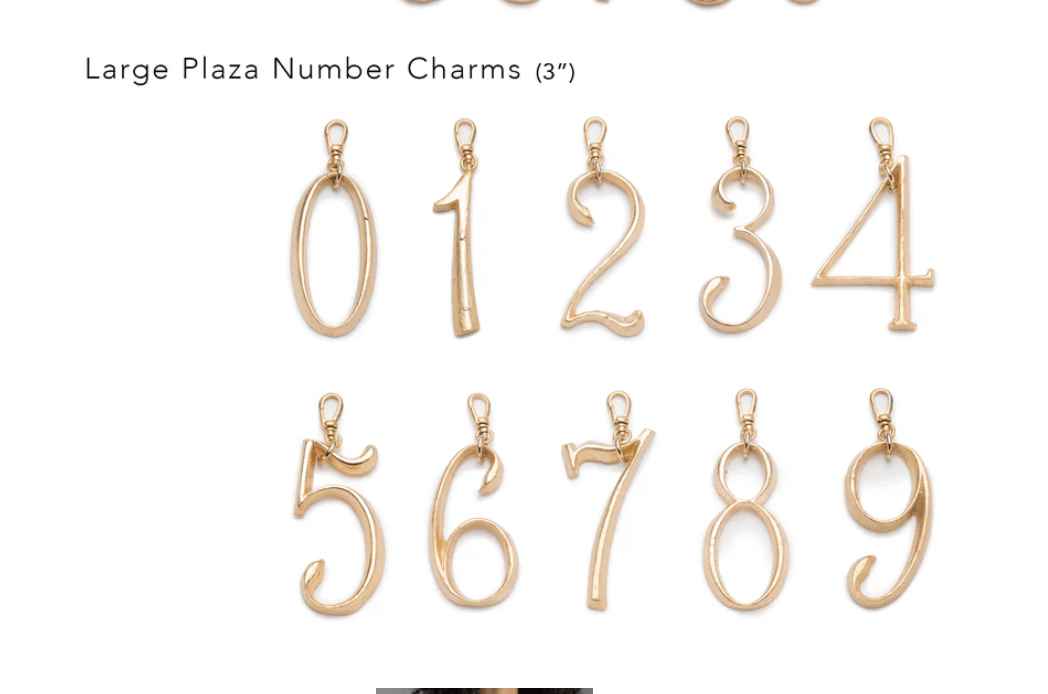 Lulu Frost - Large Plaza Letters/Numbers - Detour Boutiques