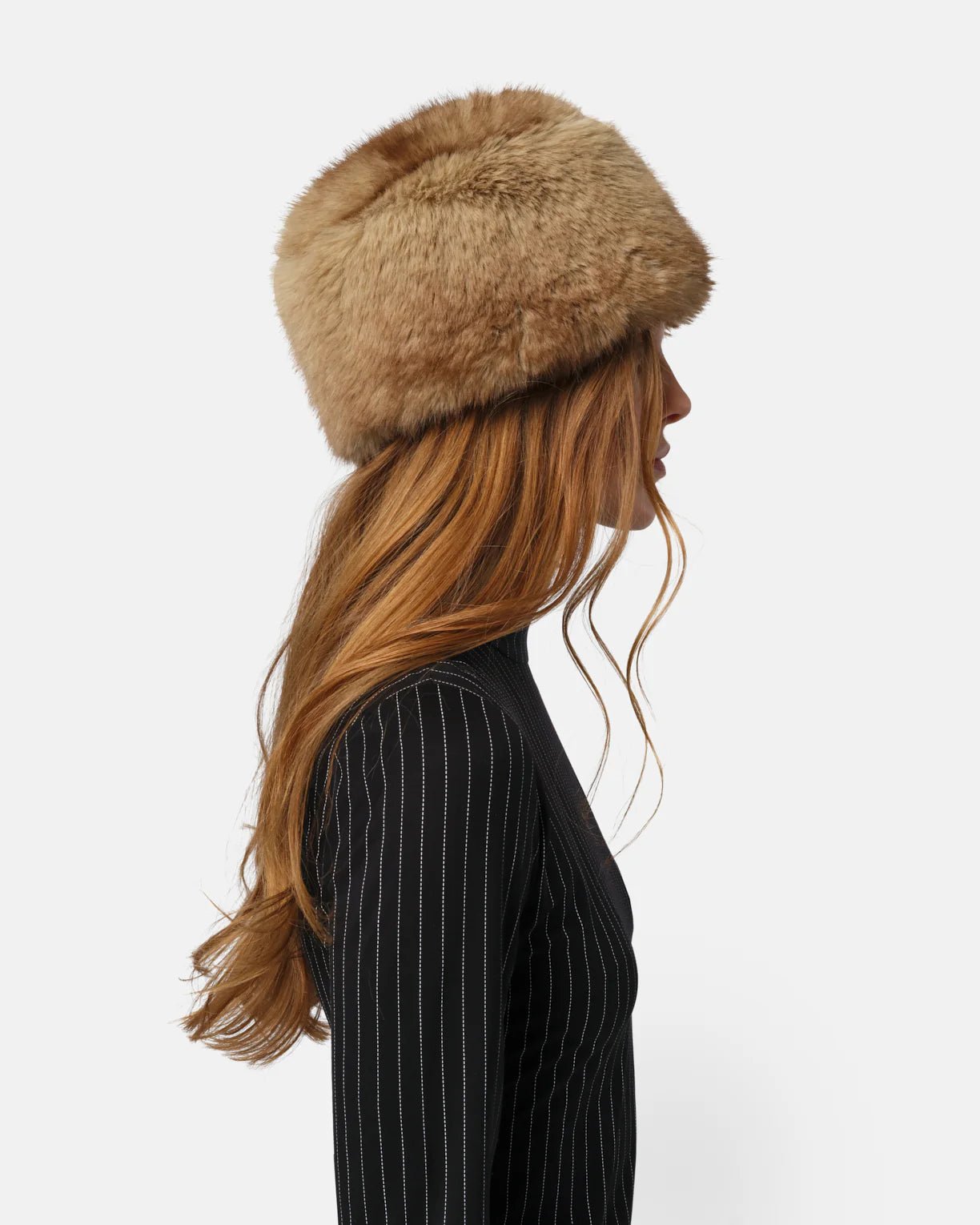 Margot Mink Pillbox Hat - Detour Boutiques