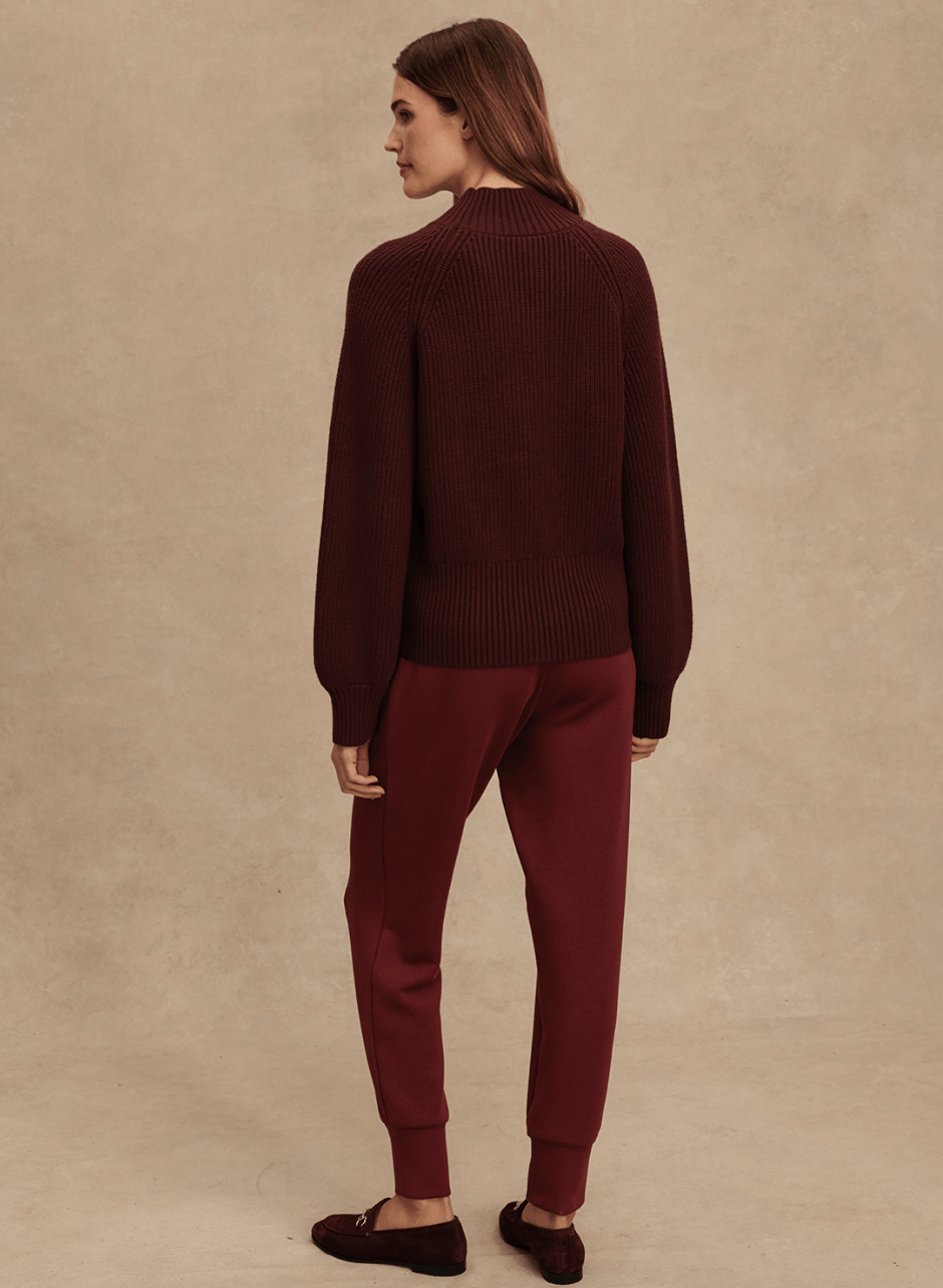 Martina High Neck Rib Knit - Detour Boutiques