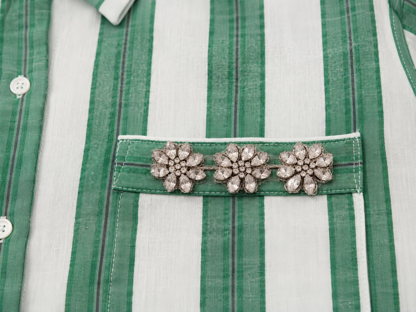 Matcha Broach Shirt - Detour Boutiques