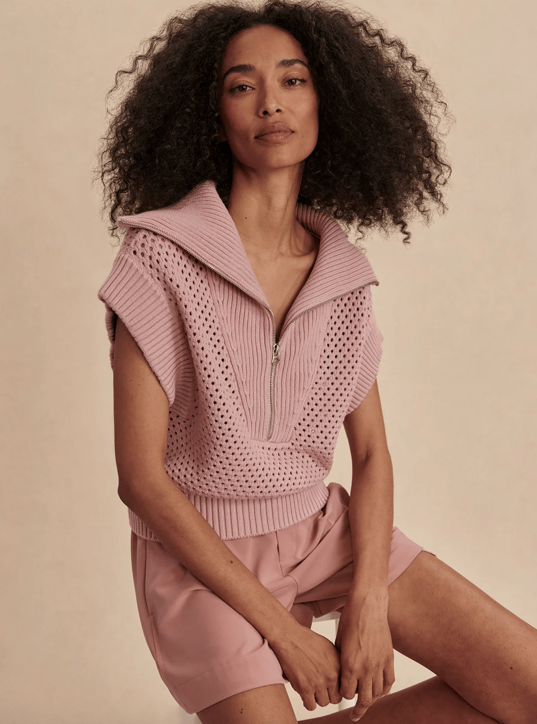 Mila Half - Zip Knit - Detour Boutiques