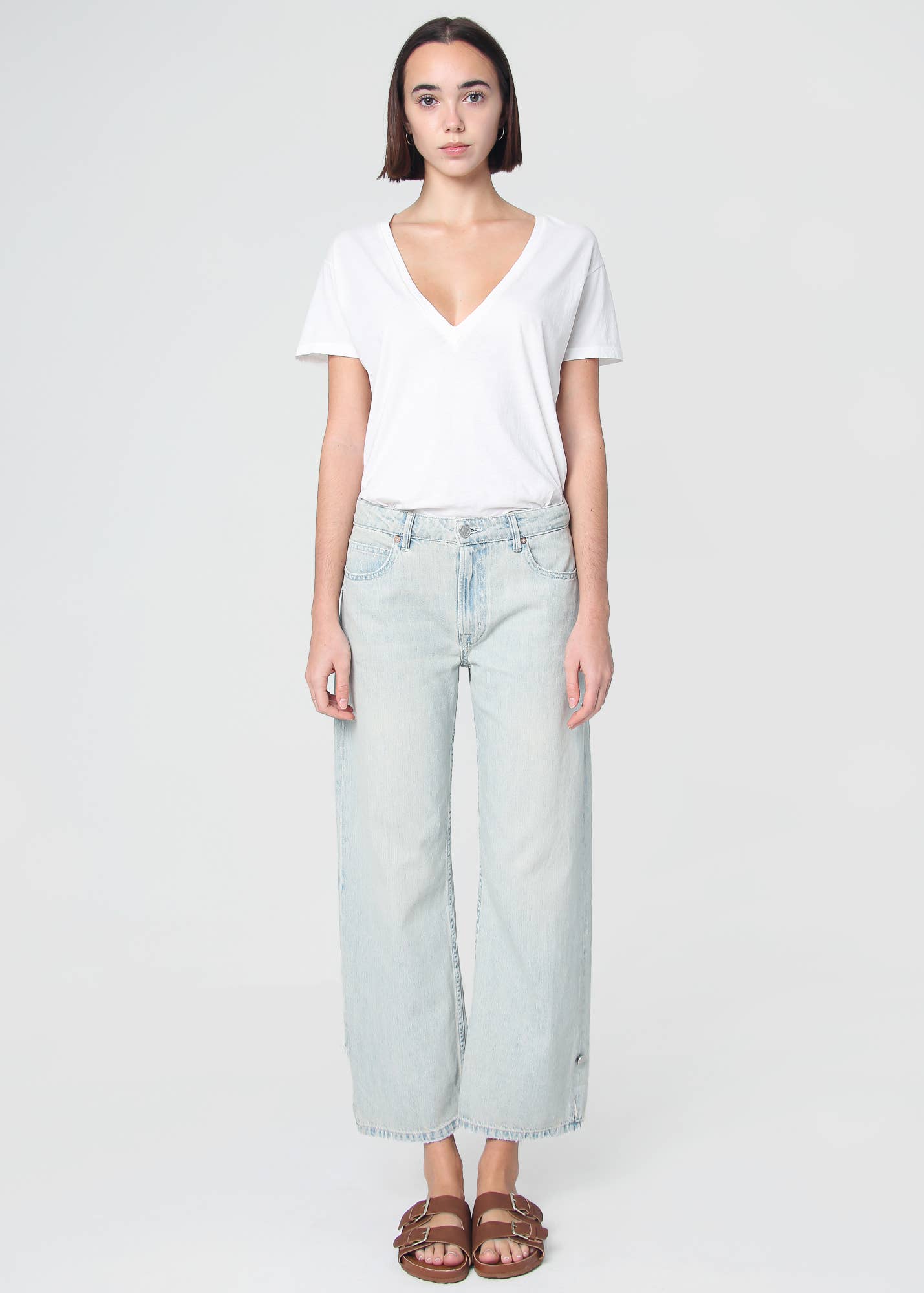 Nina Fold Up Straight Fit Jeans - Detour Boutiques