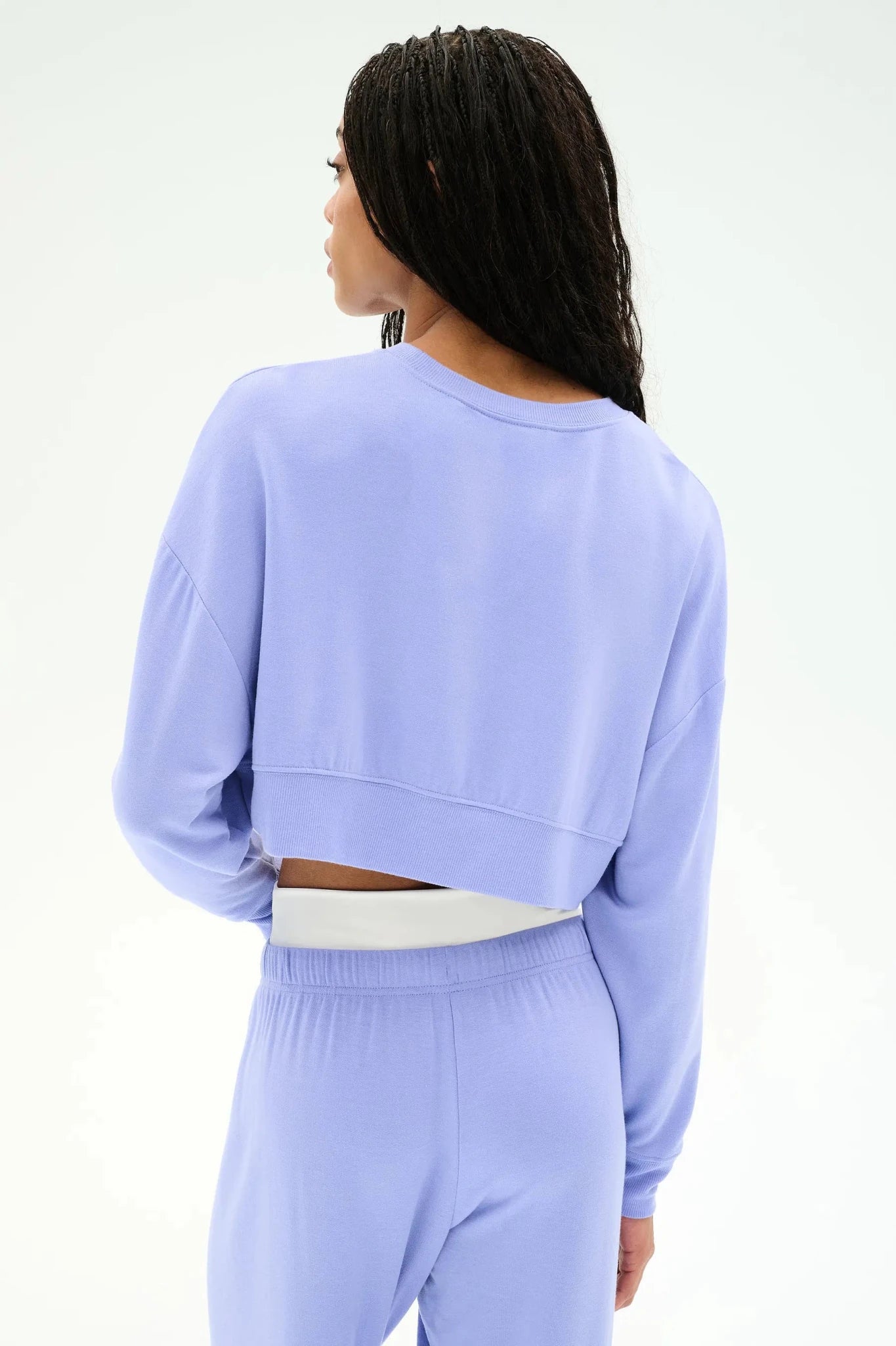 Noah Fleece Crop Sweatshirt - Detour Boutiques