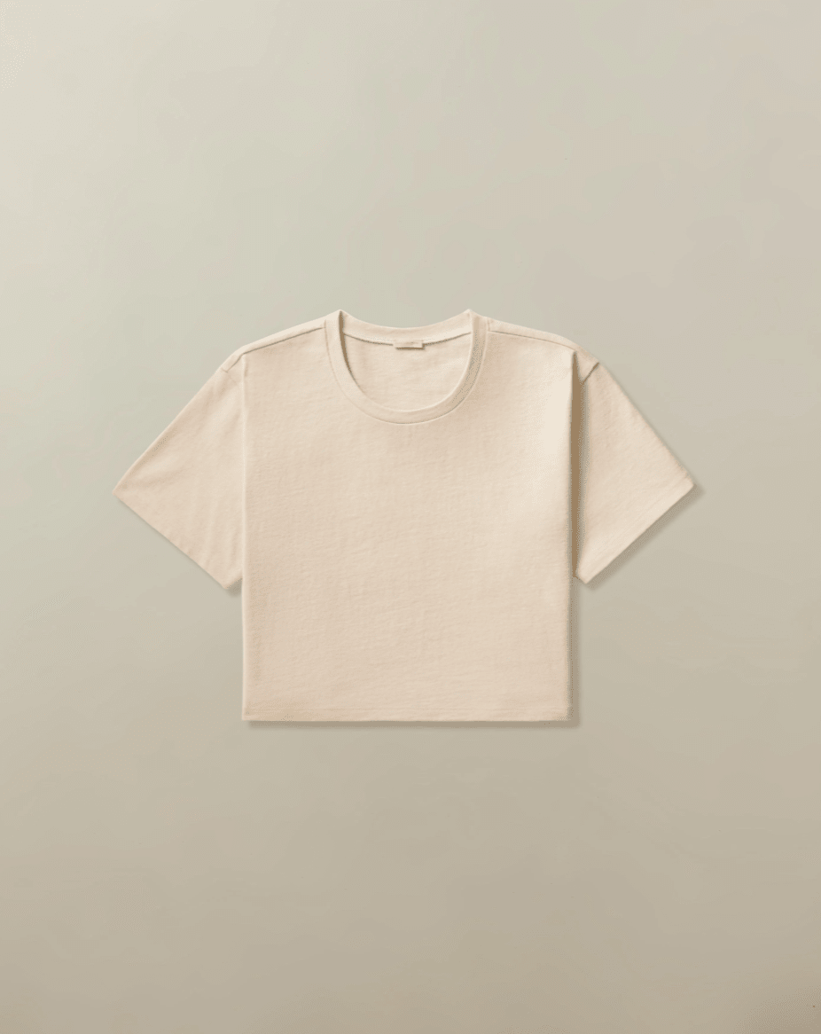 Nya Cropped Cotton Tee - Detour Boutiques