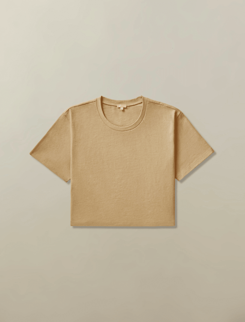 Nya Cropped Cotton Tee - Detour Boutiques