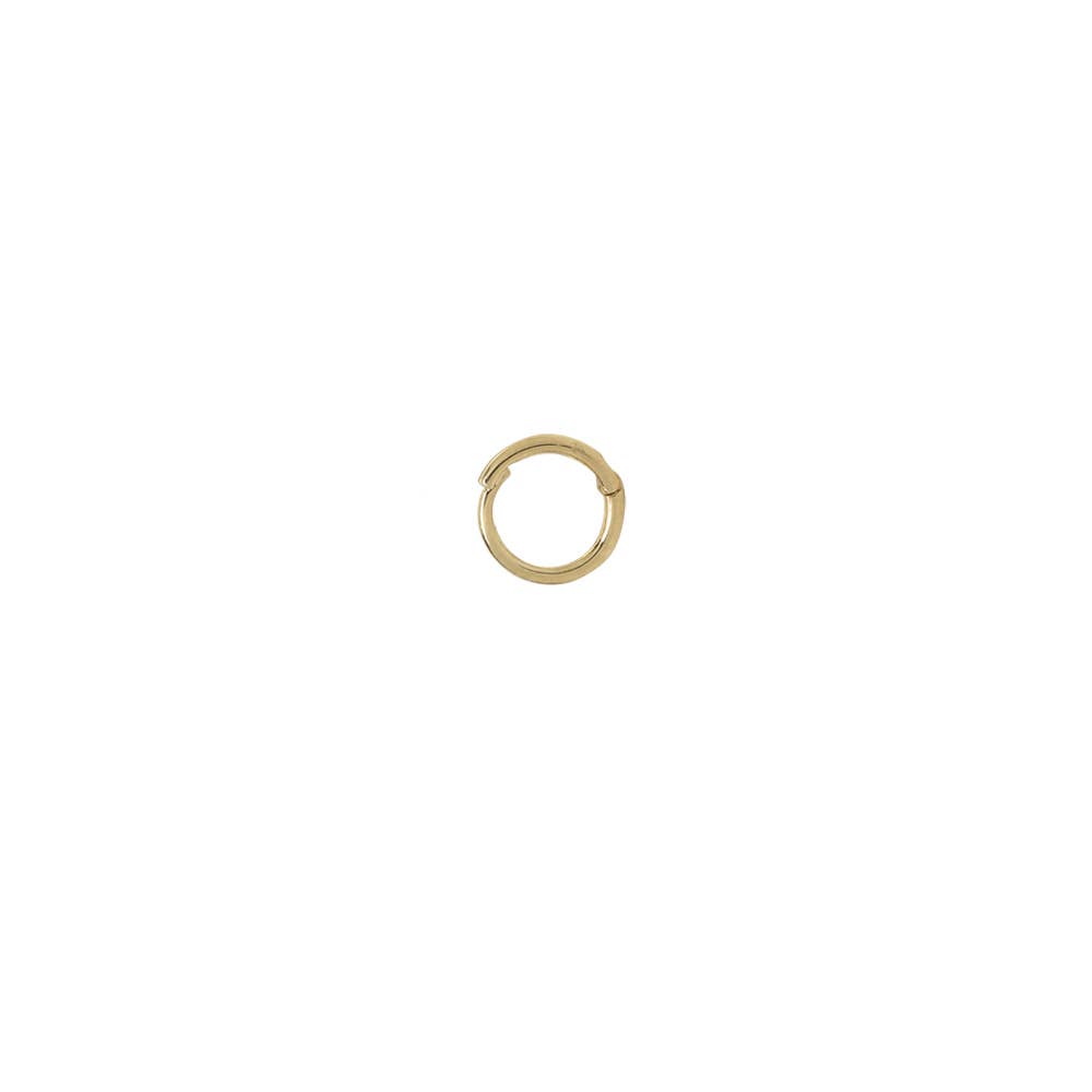 Ofina Jewelry - 10k Solid Gold Huggie Hoop - Detour Boutiques