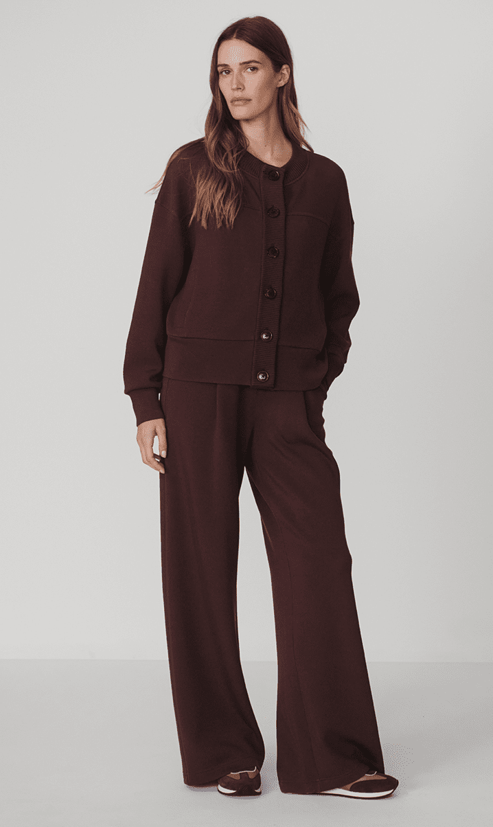 Olwen Button Front Sweat - Detour Boutiques