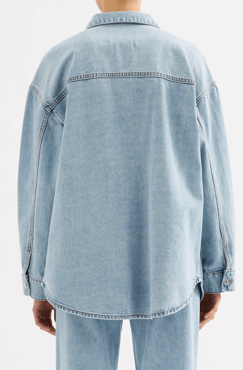 Organic Denim Overshirt - Detour Boutiques