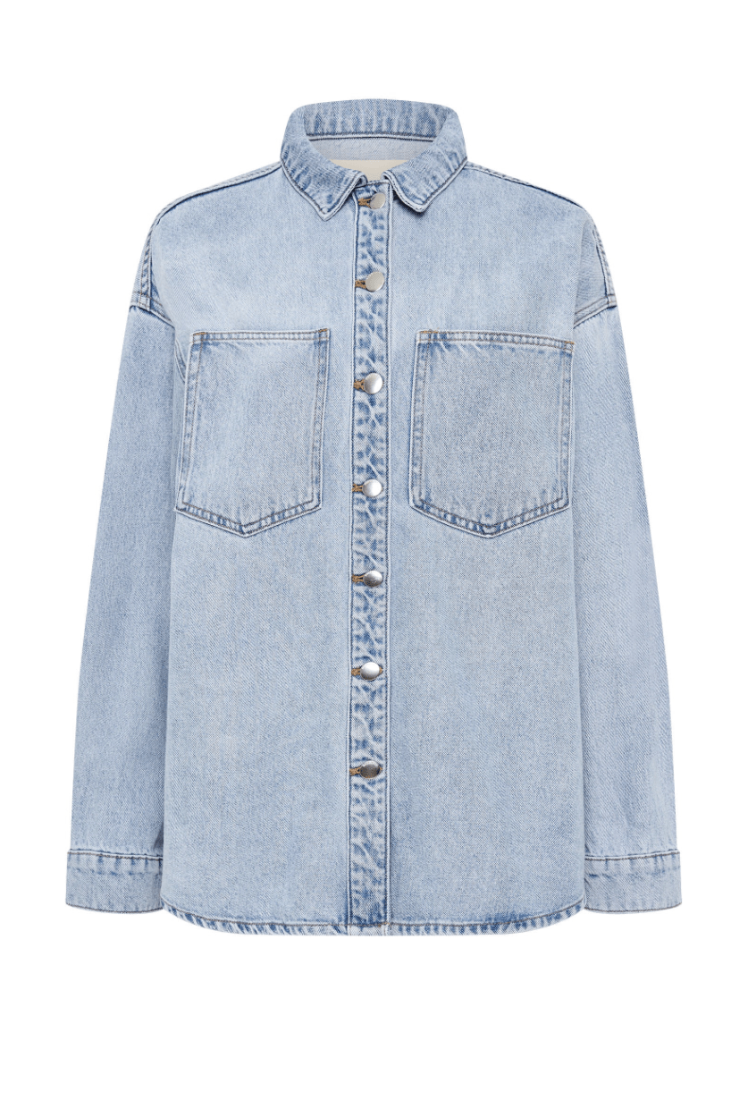 Organic Denim Overshirt - Detour Boutiques