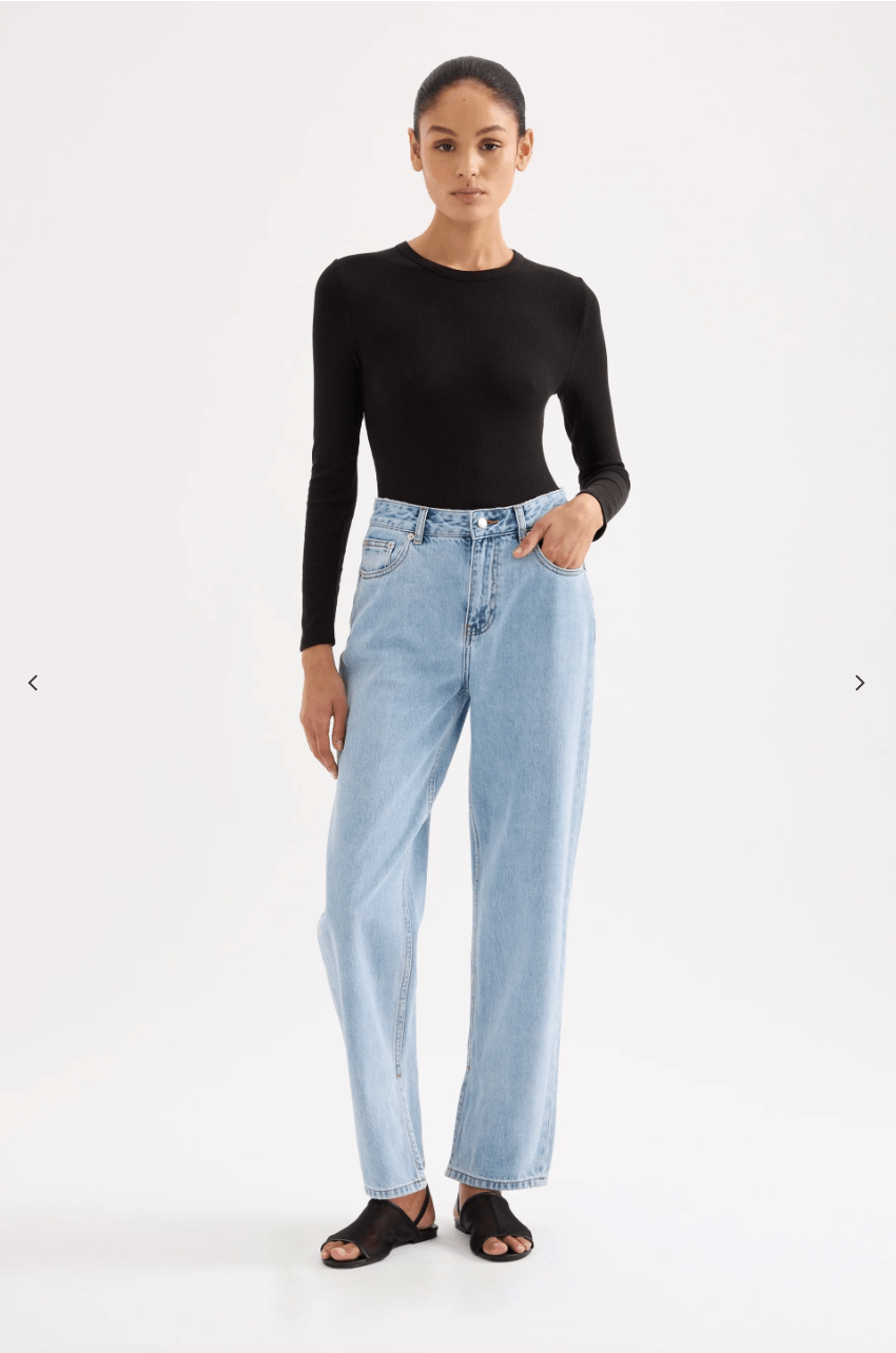 Organic Split Hem Jean - Detour Boutiques