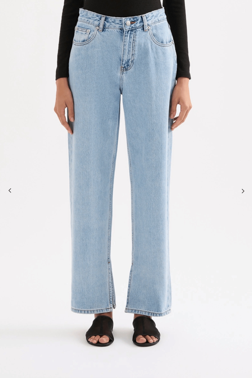 Organic Split Hem Jean - Detour Boutiques