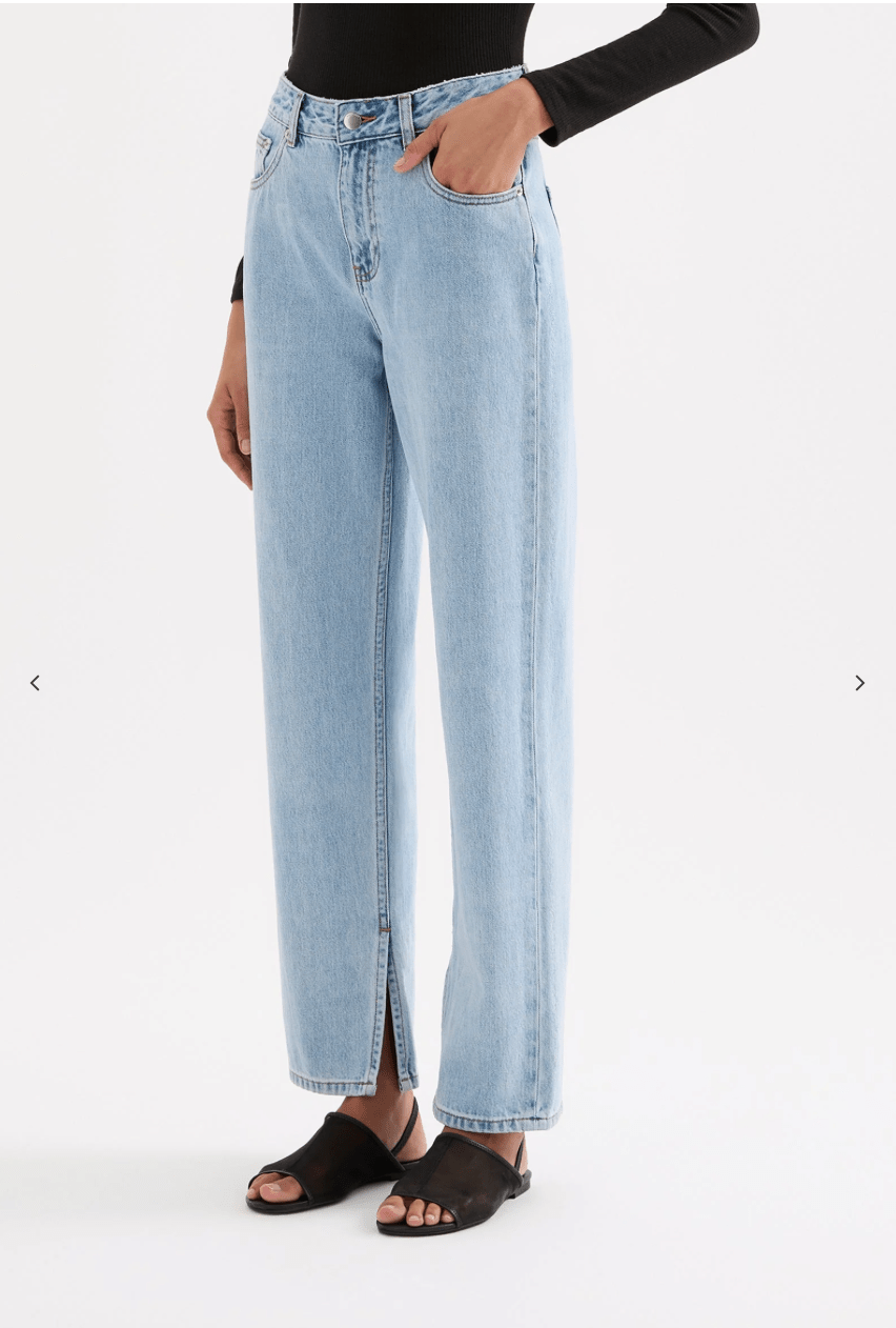 Organic Split Hem Jean - Detour Boutiques