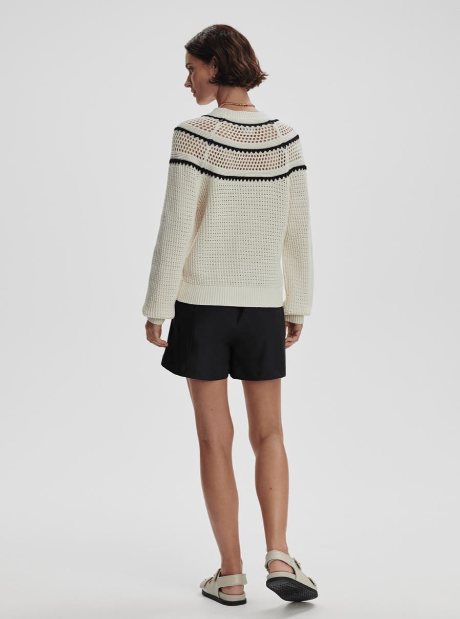 Padbury Pointelle Knit Sweater - Detour Boutiques