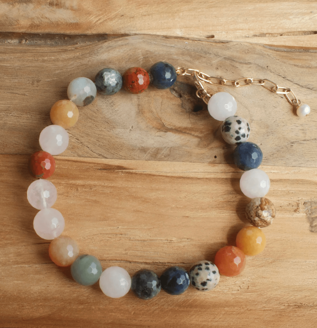 PALOMA ANKLET MULTI STONE - Detour Boutiques
