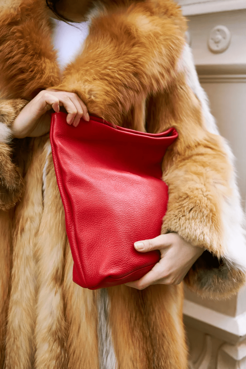 Papelle soft leather folded bag - Detour Boutiques