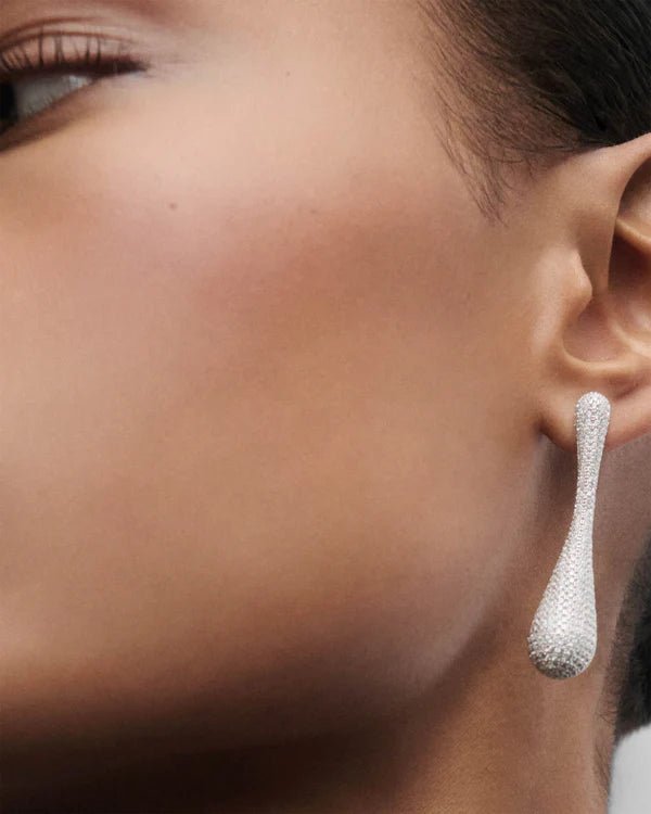 Pave Glacier Earrings - Detour Boutiques