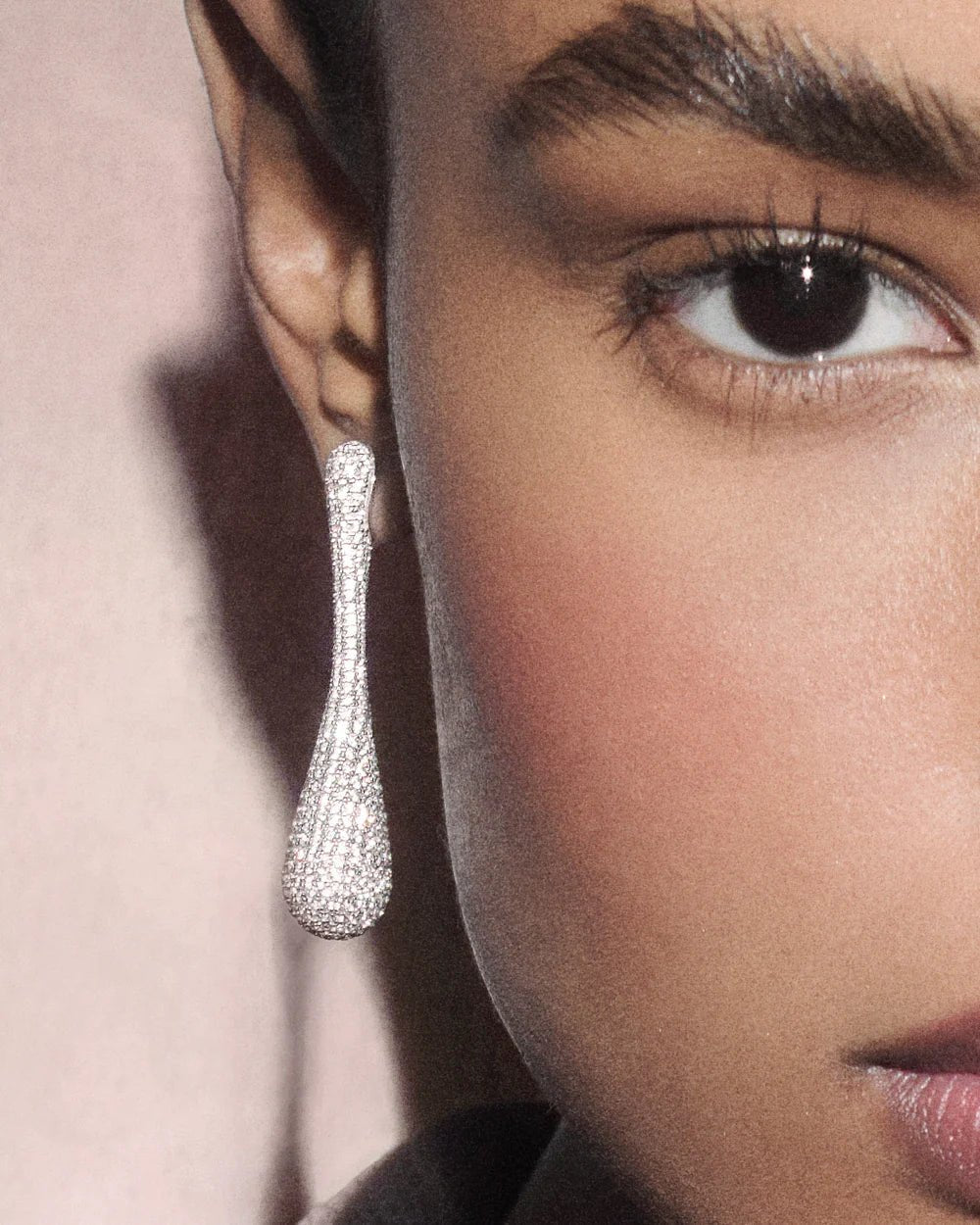 Pave Glacier Earrings - Detour Boutiques