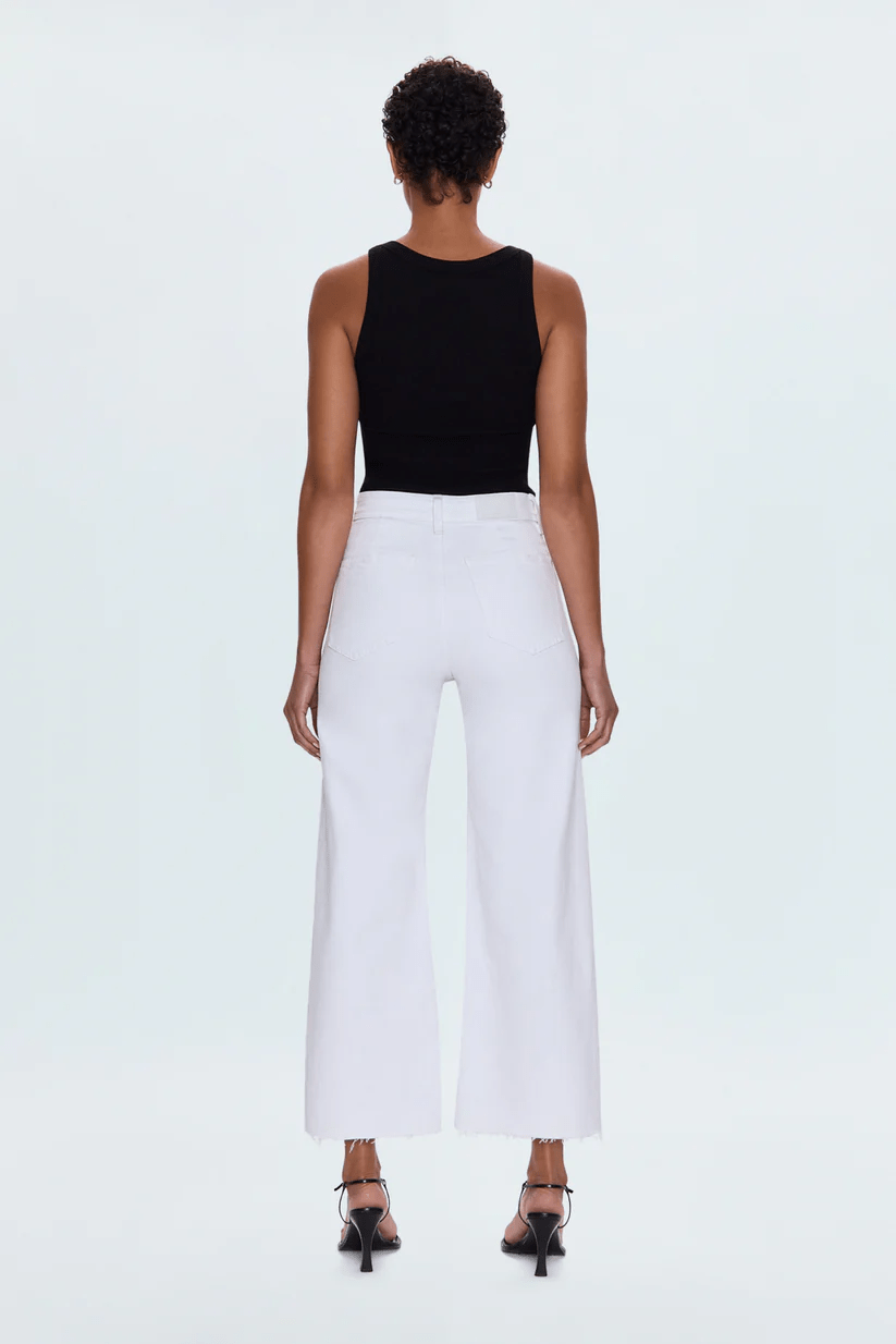 Penny Crop High Rise Wide Leg Crop - Detour Boutiques