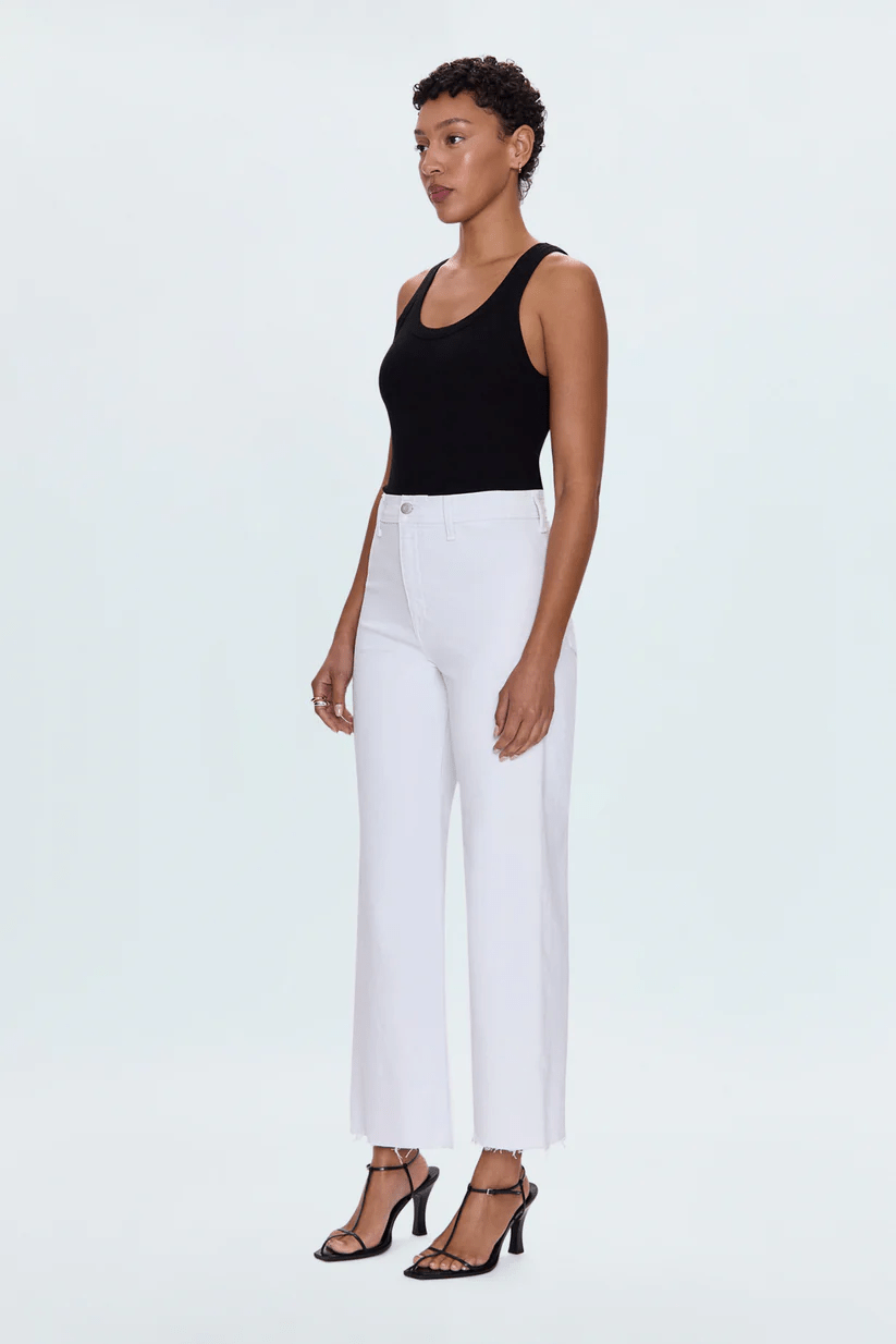 Penny Crop High Rise Wide Leg Crop - Detour Boutiques